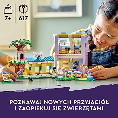 LEGO Friends šunų gelbėjimo centrum, Vet Play, Vaiko žaislas su rudeniu ir Zac mini lėlėmis, 2023 m. serijos veikėjai, Dovanos idėja 7 metų vaikui, 41727 - Image 3