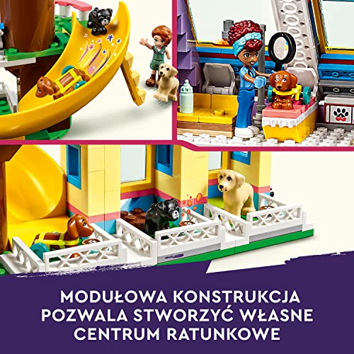 LEGO Friends šunų gelbėjimo centrum, Vet Play, Vaiko žaislas su rudeniu ir Zac mini lėlėmis, 2023 m. serijos veikėjai, Dovanos idėja 7 metų vaikui, 41727 - Image 5
