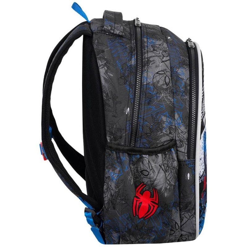 Coolpack Jimmy LED Disney Spiderman, unisex mokyklinė kuprinė vaikams, 39 x 28 x 17 cm, spalva: įvairiaspalvė, 39 x 28 x 17 cm - Image 3