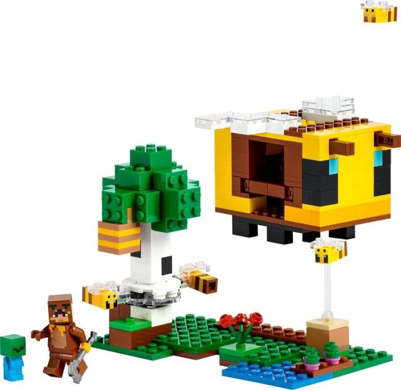 LEGO 21241 Minecraft bičių avilys su namo statyba, ūkiu, kūdikio zombiu ir gyvūnų figūrėlėmis, žaislu ir gimtadienio dovanų idėja vaikams - Image 5