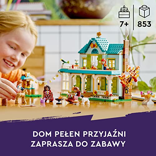 LEGO Friends Rudens namas, kūrybinis rinkinys, plytinis lėlių namelis su priedais ir žaisliniu arkliuku, žaislas mergaitėms ir berniukams, dovanos idėja 7 metų mergaitei, 41730 - Image 3