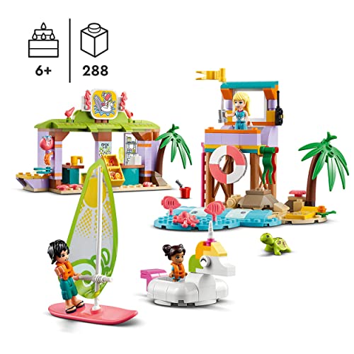 LEGO Friends Surf Beach 41710 statybinis rinkinys. Dovana kūrybingiems vaikams nuo 6 metų, mėgstantiems žaisti paplūdimyje (288 prekės) - Image 4