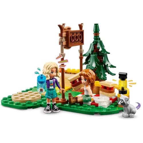 LEGO Friends vasaros šaudymo iš lanko stovyklos šaudykla, žaislas vaikams, 2 mini lėlės, meškėno figūrėlė, lankas ir strėlės bei lėlių priedai, dovanos 6 ir 6 metų vaikui, 42622 - Image 5