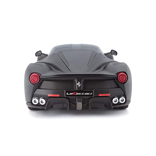 Maisto Tech R/C Ferrari LaFerrari: 1:24 mastelio nuotoliniu būdu valdomas automobilis, 2,4 GHz, su pistoleto rankena, nuo 5 metų, 20 cm, matinė juoda (581530-2) - Image 4