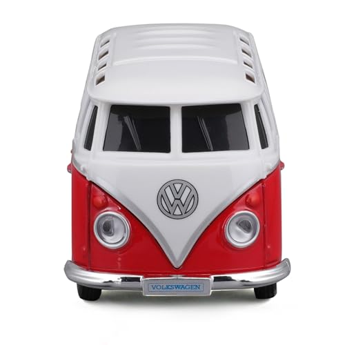 Maisto Tech R/C Power Racer Volkswagen T1 Samba: nuotoliniu būdu valdoma transporto priemonė su programėlės valdymu ir baterija, nuo 6 metų, raudona (582650-3) - Image 3