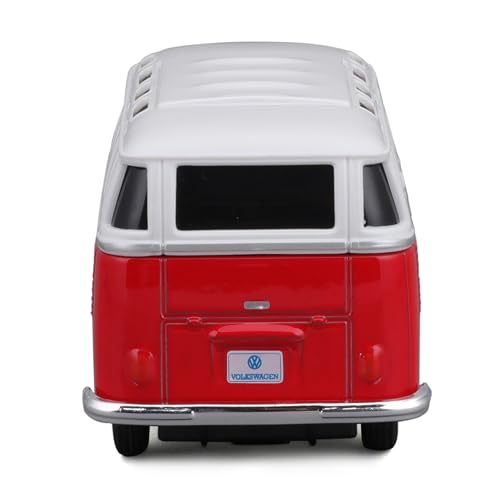 Maisto Tech R/C Power Racer Volkswagen T1 Samba: nuotoliniu būdu valdoma transporto priemonė su programėlės valdymu ir baterija, nuo 6 metų, raudona (582650-3) - Image 5