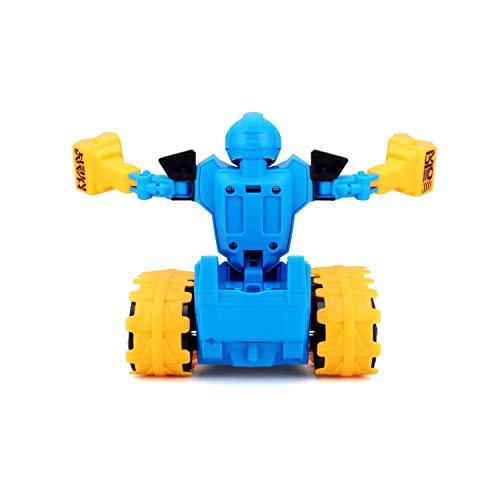 Maisto Tech R/C Robo Fighters: RC robotas su transformacija, su nuotolinio valdymo pultu, 15 cm, mėlynai oranžinis (581471) - Image 4