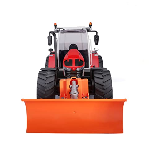 Maisto Tech R/C Massey Ferguson 5S.145 traktorius su sniego šliaužikliu: nuotoliniu būdu valdomas traktorius su lengvu ir nuimamu sniego valytuvu, su lazdos valdikliu, nuo 8 metų, raudona (582724) - Image 3