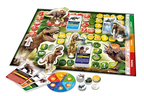 Clementoni Įspūdingas viktorinos stalo žaidimas su dinozaurais vaikams, pagamintas Italijoje, daugiaspalvis - 56202 - Image 3
