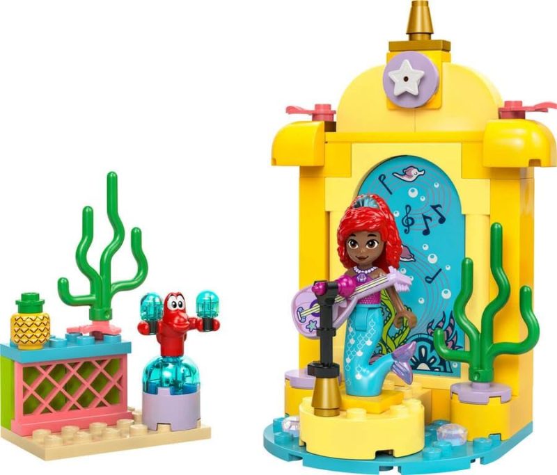 LEGO - Disney Princess Ariel muzikinė scena, konstruojamas žaislas vaikams su mini lėlyte ir Sebastiano figūrėle, dovanos idėja serialo gerbėjams, žaislas 4 metų ir vyresniems vaikams, 43235 - Image 5