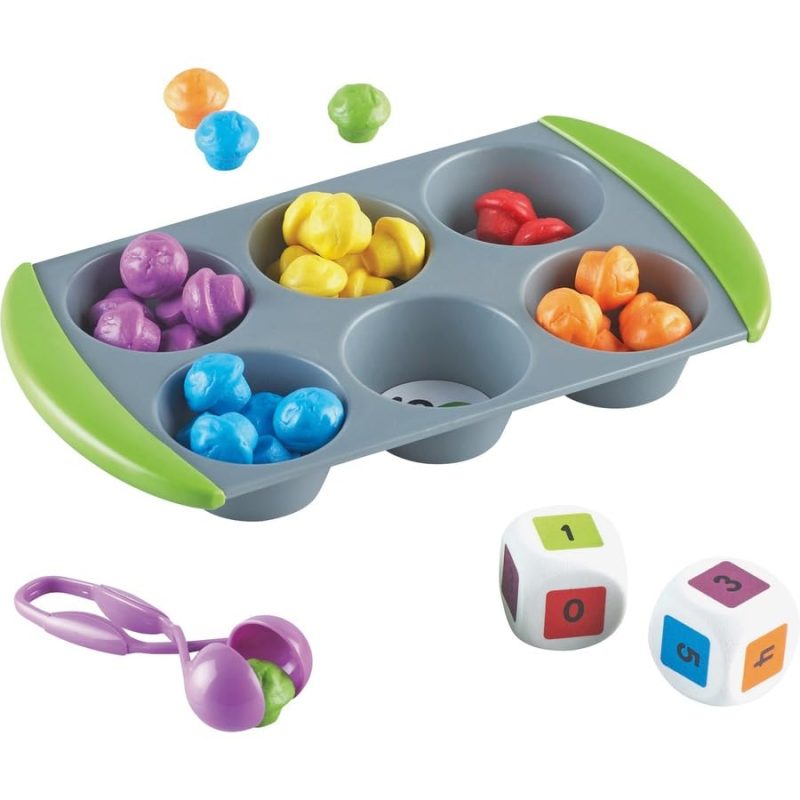 Learning Resources Mini Muffin Match Up? Matematikos 76 dalių veiklos rinkinys - Image 4