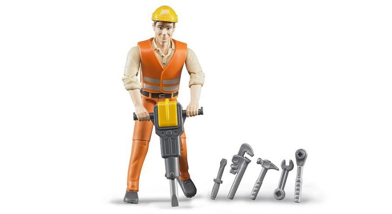 Bruder 60020 - bworld statybininkas su priedais, žaisline figūra - Image 4