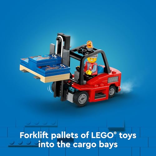 LEGO City Yellow Delivery Truck Toy - Semi Truck Building Toy for Boys & Girls, Ages 8+ Years - Gift for Birthdays - Pretend Play W/ 3 Minifigures - 60440 - Image 6